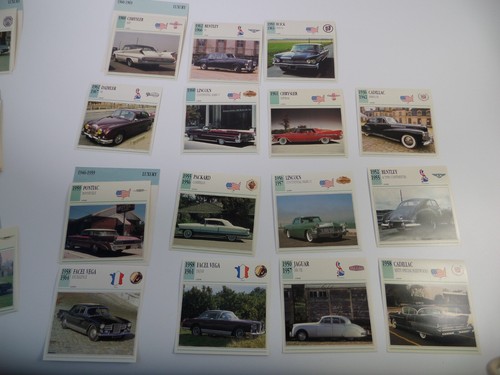 Classic Cars Collector's Club Motor History 120+ Cards Boxset Pre 1920s to 1980s - Picture 17 of 24