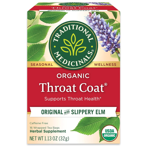 Traditional Medicinals Tea, Organic Throat Coat, Supports Throat Health, 16 Tea - Picture 12 of 12