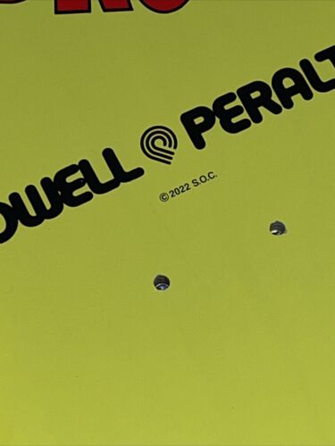 Powell Peralta Skateboard Deck Claus Grabke Yellow Old School Reissue - Picture 3 of 10