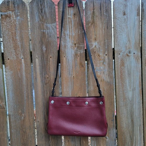 Rag & Bone Red Wine Color Leather Crossbody