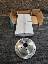 (QTY 2) Max Advanced Brakes CNZ1120 Rear Disc Brake Rotor For 15-21 Subaru WRX