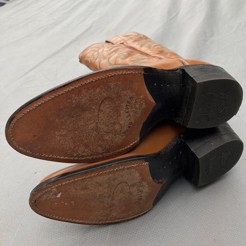 Justin Western Vintage Cowboystiefel Leder Herren 5B Damen 6,5 Stil L 2811 - Bild 6 von 8
