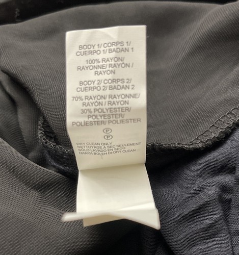Lucky Brand Black Velour Top Size Small 1062 - Picture 5 of 5