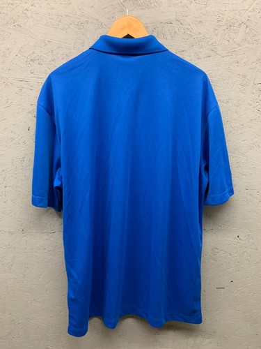 Nike Golf Men Dri-Fit Blue Polo Short Sleeve Size XL KPMG Logo - Picture 9 of 9