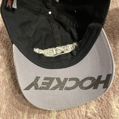 Miken Hockey Hat Sharpshooter Adjustable Distressed Cap Black Gray Embroidrd EUC - Imagen 10 de 14
