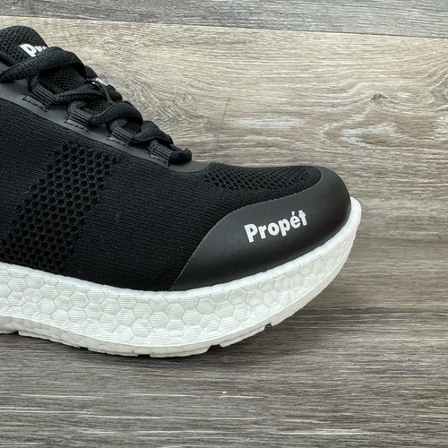 Propet Women Shoes Size 8 2E B10 Usher Sneakers Black Comfort Orthopedic lace up - Picture 2 of 18