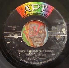HEAR Jimmy DeKnight 45 Rock Around The Clock APT rockabilly tittyshaker EX