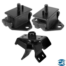 Front Engine Mounts & Rear Trans Mount 3PCS For Toyota Tacoma 23-16 2.7L; RWD