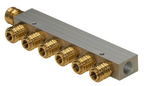 Compressed air distributor aluminium distributor aluminium distributor compressed air coupling pneumatics - Picture 13 of 17