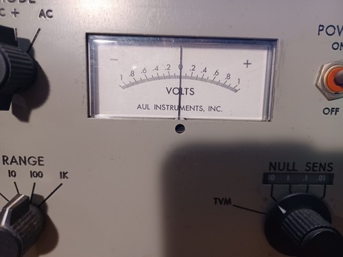 INSTRUMENTOS AUL (¿Modelo 1412?) Voltímetro diferencial de CA/CC - ¡NO FLUKE 893A!¡! - Imagen 2 de 7