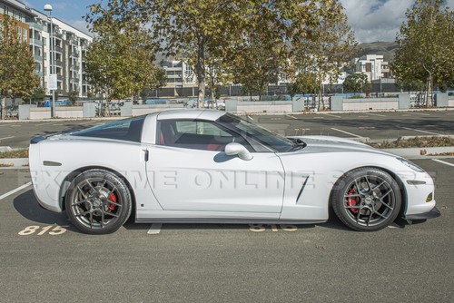 For 05-13 Corvette C6 Base | ZR1 Hydro Carbon Fiber Front Splitter & Side Skirts - Bild 9 von 12