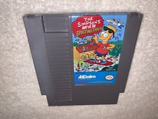The Simpsons: Bart vs. Space Mutants (Nintendo NES) Authentic Game w/Manual Exc