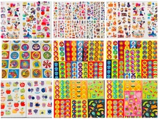 100+ Mxd Lot | SCRATCH AND SNIFF  + STINKY + SCENTED Puffy STICKERS