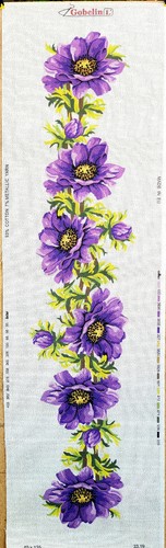 Printed  Canvas for Embroidery beige-gold tapestry  33.19 (16"x54") GobelinL - Picture 1 of 2