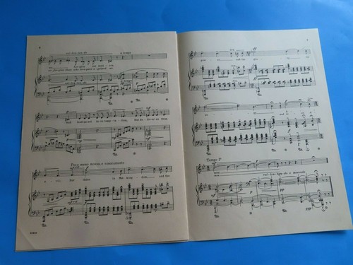 Vintage “The Lord’s Prayer” Music/Lyric Sheet by Albert Hay Malotte - Picture 4 of 5