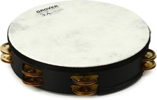 Grover Pro Percussion SX-BR SX Series 10-inch Double-row Tambourine - Black