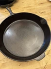 Large Griswold Cast Iron #12 Skillet Small Logo Heat Ring Clean 719 D