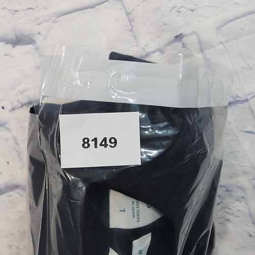 Cubavera MENS SZ L Travel Select Linen Blend Long Sleeve Jet Black Button Shirt - Picture 11 of 11