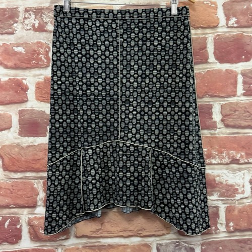 Vintage Max Studio Rock Damen 8 schwarz bunt gepunktet abstrakt Freizeit Karriere - Bild 1 von 8