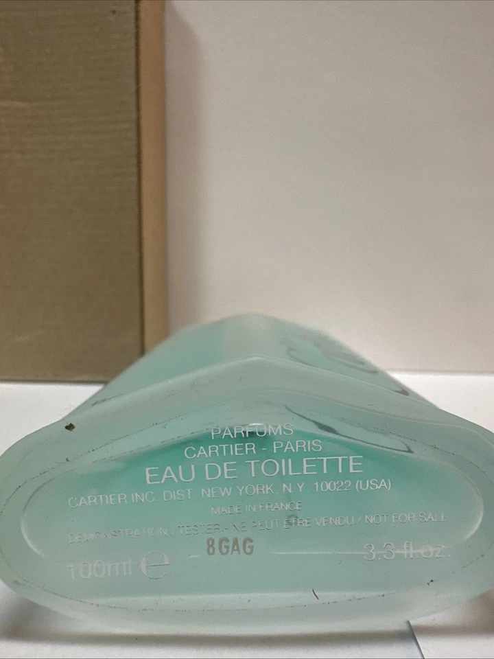 Туалетная вода Cartier Declaration Bois Bleu 3,3 унции/100 мл НОВАЯ с коробкой тестером снята с производства - Изображение 2 из 2