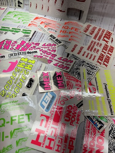 Lot Of Victor Engineering Hyperdrive Speed works Rpm Hitch Sticker Sheets Rc10 4 - Picture 3 of 9