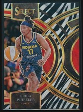 Erica Wheeler 2024 Panini Select WNBA Premier Level Zebra Prizm #152