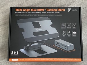j5create Multi-Angle Computer/tablet Docking Stand Silver D3