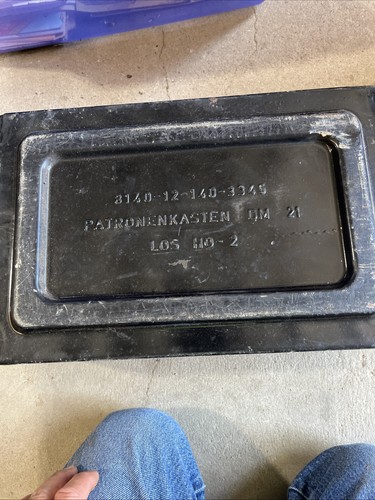 Vintage German NATO Military Ammo Box 8140-12-140-3345 DM2 - Picture 3 of 8
