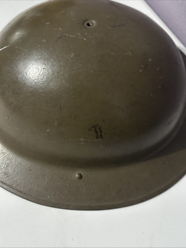 BELGISCHER ARMEE HELM MKII BRODIE STIL KINNRIEMEN ENDE 1940er innen benannt - Bild 7 von 20
