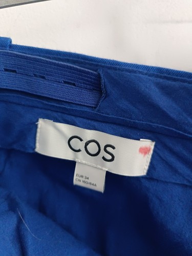 COS Women's Trousers Blue Size 34/160/64 cm with Pleats - Picture 6 of 19