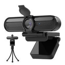 Webcam, FHD Streaming Camera with/30fps, 1080P/60fps, Autofocus, Dual Noise 2K