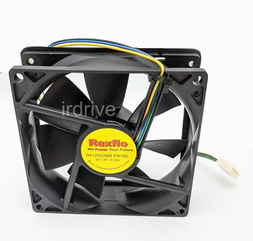 NEU 2x Kugellager 92mm 3/4Pin 12V PC Gehäuselüfter + schwarzes UV-empfindliches Pad - Bild 4 von 18