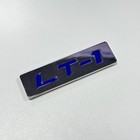 3/4" X 3" MÉTAL CHROMÉ LT-1 MOTEUR COURSE MOTEUR SWAP EMBLÈME BADGE COFFRE CAPOT PORTE