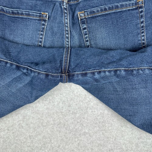 Lane Bryant Jean Shorts Womens 20 Mid Rise Bermuda Medium Wash Blue Denim - Picture 12 of 13