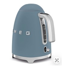 Image of SMEG KLF03SBMUK Retro Kettle Storm Blue Matte 1.7L 3000W Brand New