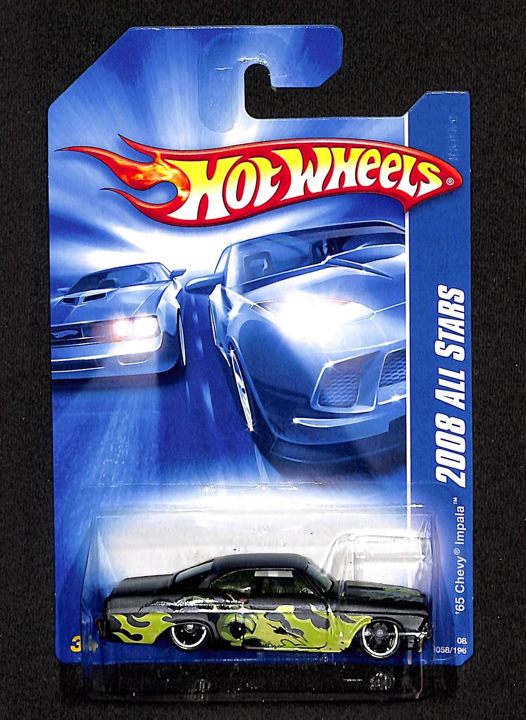 Hot Wheels 2008 '65 Chevy Impala Hot Wheels Stars Black/Green