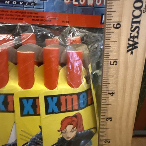 XMen 8 Party Blowouts Jean Grey Cyclops Wolverine Party Supplies X-Men VINTAGE - Picture 2 of 5