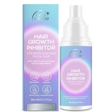 Hair Growth Inhibitor 1.7 Fl Oz Natural Hair Removal Agent, Packaging May Vary..