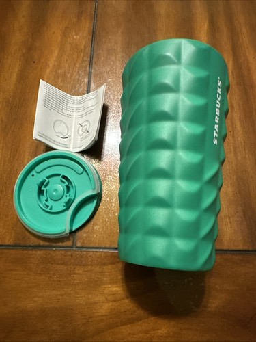 Starbucks Holiday Green Studded Ceramic 12 oz Tumbler W/Lid - Picture 6 of 7