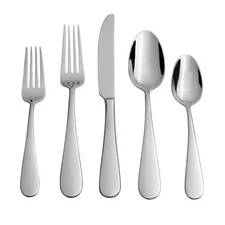 40-Piece Stainless Steel Flatware Set with Caddy (Service for 8)