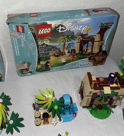 Lego Lot Disney 41150 Moana’s Ocean Voyage 41149 Moana Island Adventure + Poster
