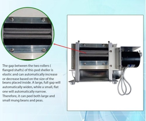 Peeling Machine Pea Shelling Machine Stainless Steel Shelling Tool220v - Picture 10 of 15