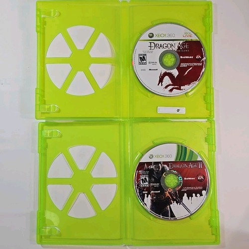 Dragon Age: Origins & Dragon Age 2 (Microsoft Xbox 360, 2009) Video Game Lot - Picture 2 of 12