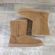 Koolaburra by UGG Women's Koola Short Chestnut Boots Womens Sz 10 Sheepskin