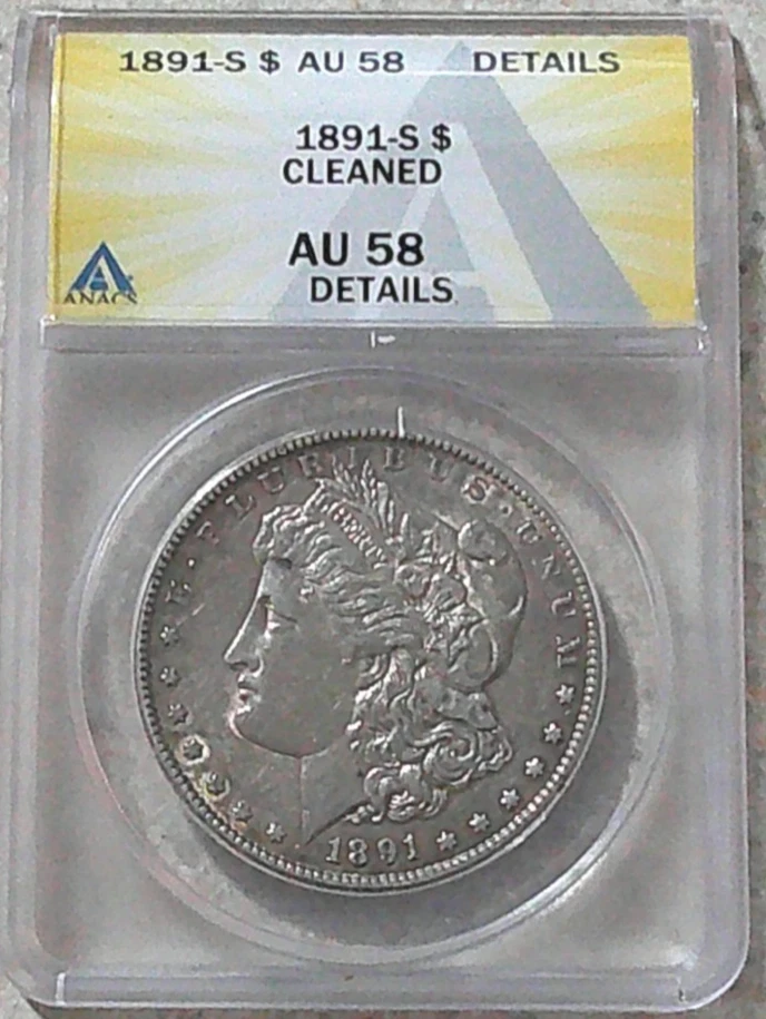 AU 58 Graded 1891 Year Morgan US Dollars (1878-1921) for sale | eBay