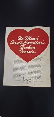 Programa de fútbol americano Gamecock de Carolina del Sur 1990 vs Virginia Occidental 22 de noviembre - Imagen 2 de 4