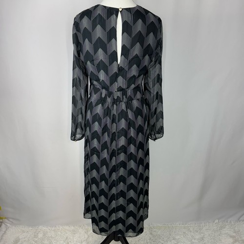 Ted Baker London Aselli Atlast Double Split Classy Midi Dress 2 US 6 Black NWOT - Picture 5 of 15