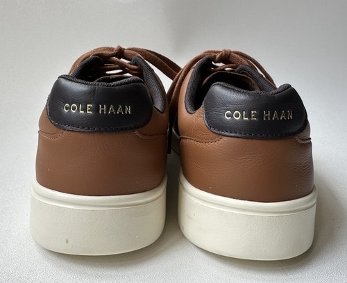Cole Haan Grand Crosscourt Herren Braun Leder Modern Perf Turnschuhe Größe 12M B14 - Bild 4 von 10