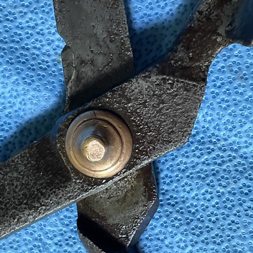 Antique Extra Large Metal Upholstery Scissors 1900s 12” Long. 2 LB. - Picture 12 of 13