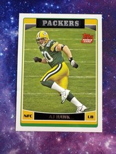 2006 Topps #360 A.J. Hawk Rookie Green Bay Packers